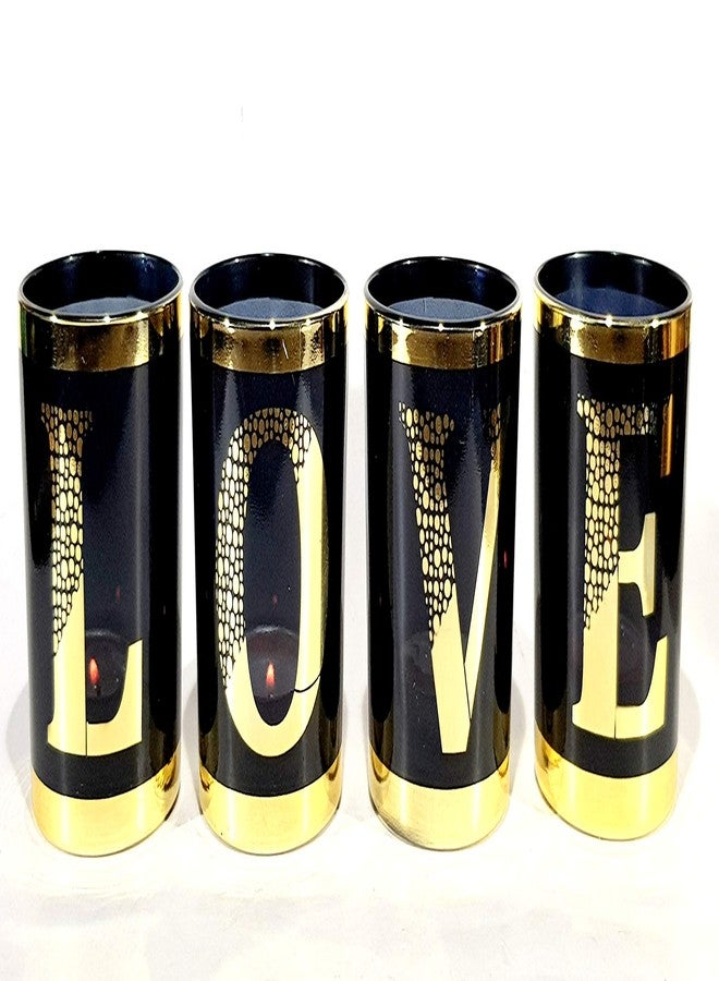 ESPLANADE Tea Tealight Candle Holders - Votive Candle Holders - Gift for Valentines Day | Marriage Anniversary | Birthdays | Decor - Set of 4 - Image 2